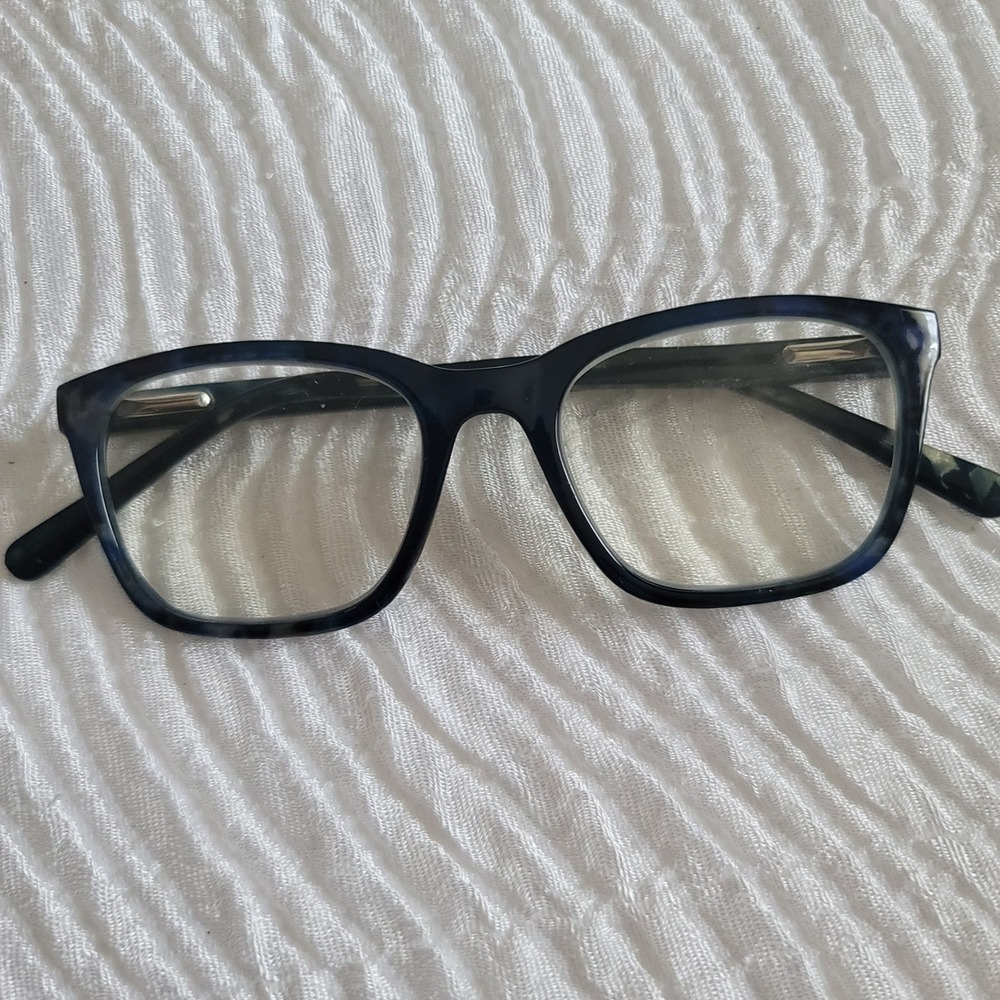 5th & Madison Foster Grant Eyeglasses Blue Tortoise Shell MS1116 Tana‎
